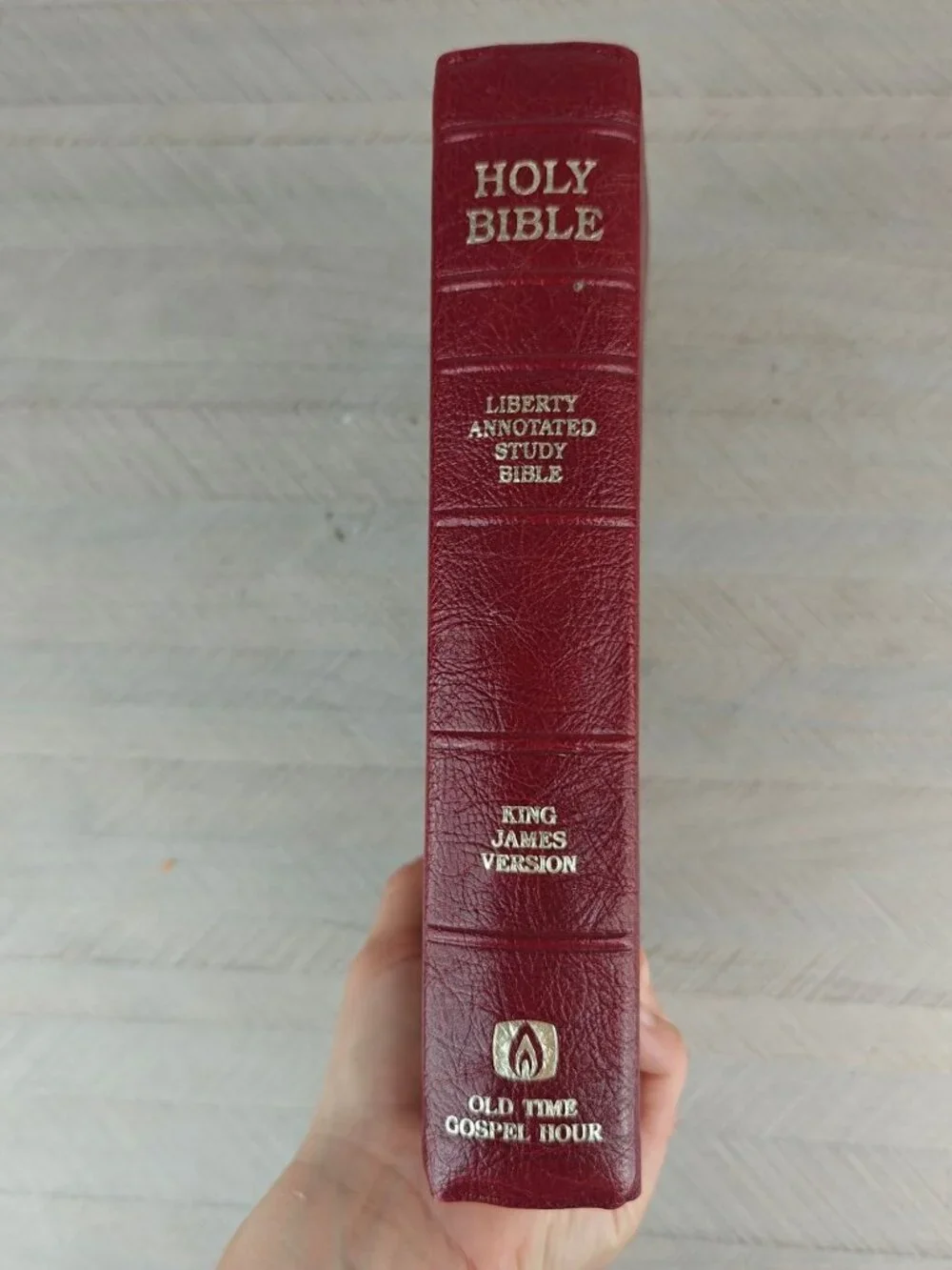 The Liberty Annotated Study Bible KJV 1988 Genuine Leather Old Time Gospel Hour